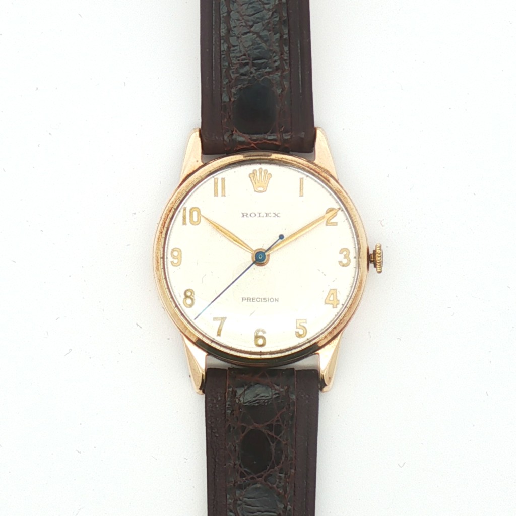 Rolex Precision Oro giallo 9kt Manuale Silver 30,5 mm - ROLEX