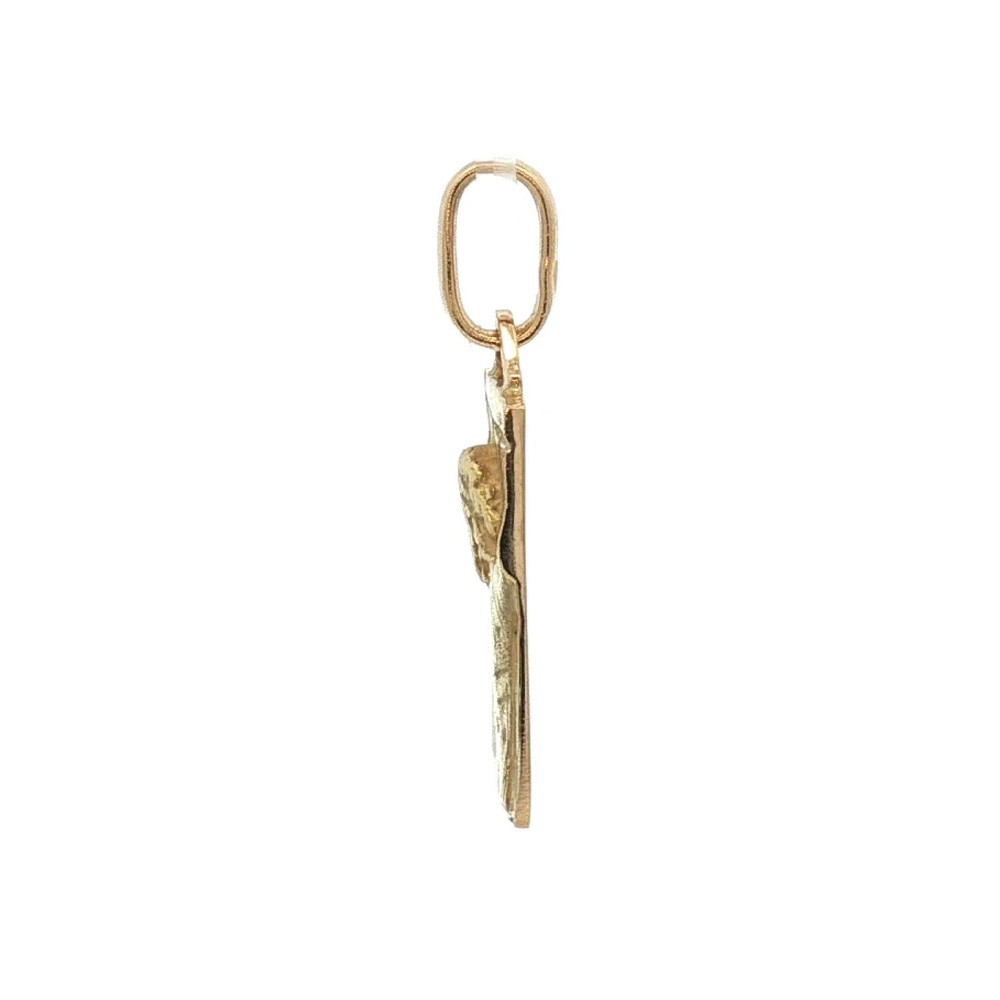  Ciondolo Gesù Crocifisso in oro giallo 18kt 12x19 mm - LUSSO ITALIANO