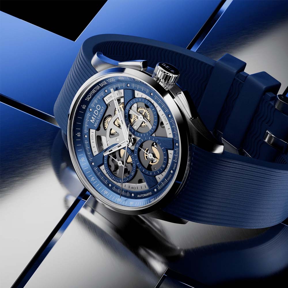  Mido Multifort Skeleton Chronograph M038.662.17.040.00 - MIDO