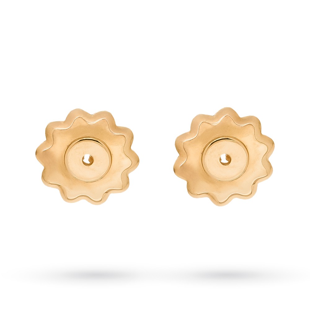 Farfalline per orecchini grandi in oro giallo 18kt - LUSSO ITALIANO