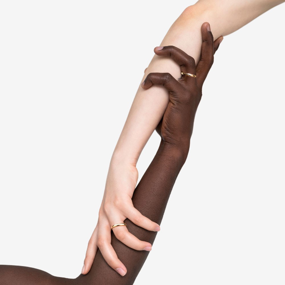 Profilo laterale della fede nuziale classica Unoaerre 3,6 mm