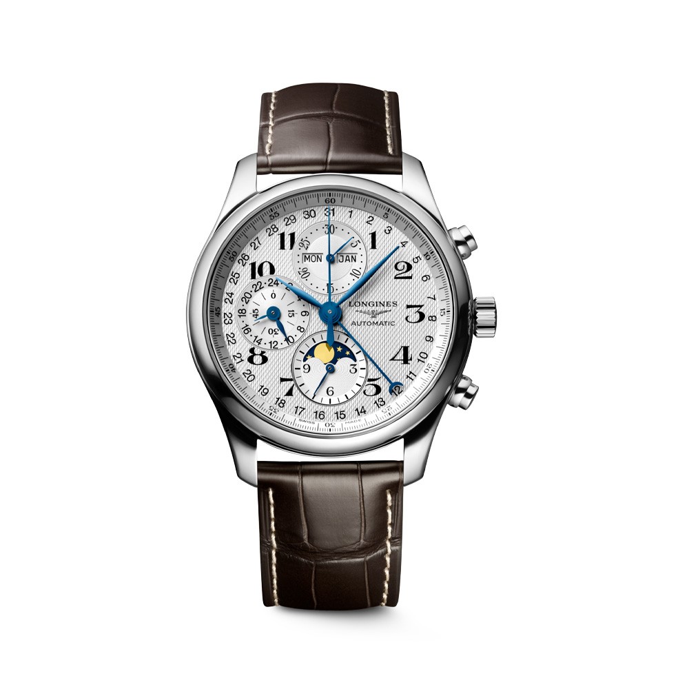 Orologio classico longines con fasi lunari