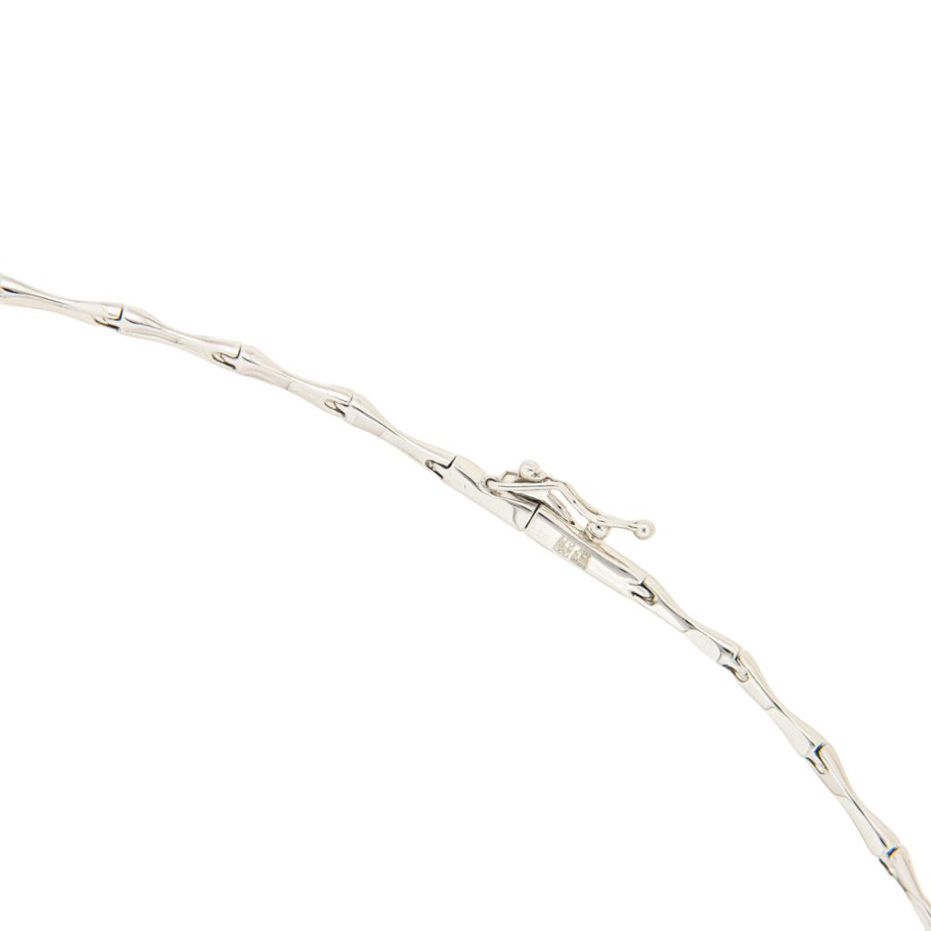  Girocollo oro bianco semirigido diamante solitario 0,10ct Mirco Visconti - MIRCO VISCONTI