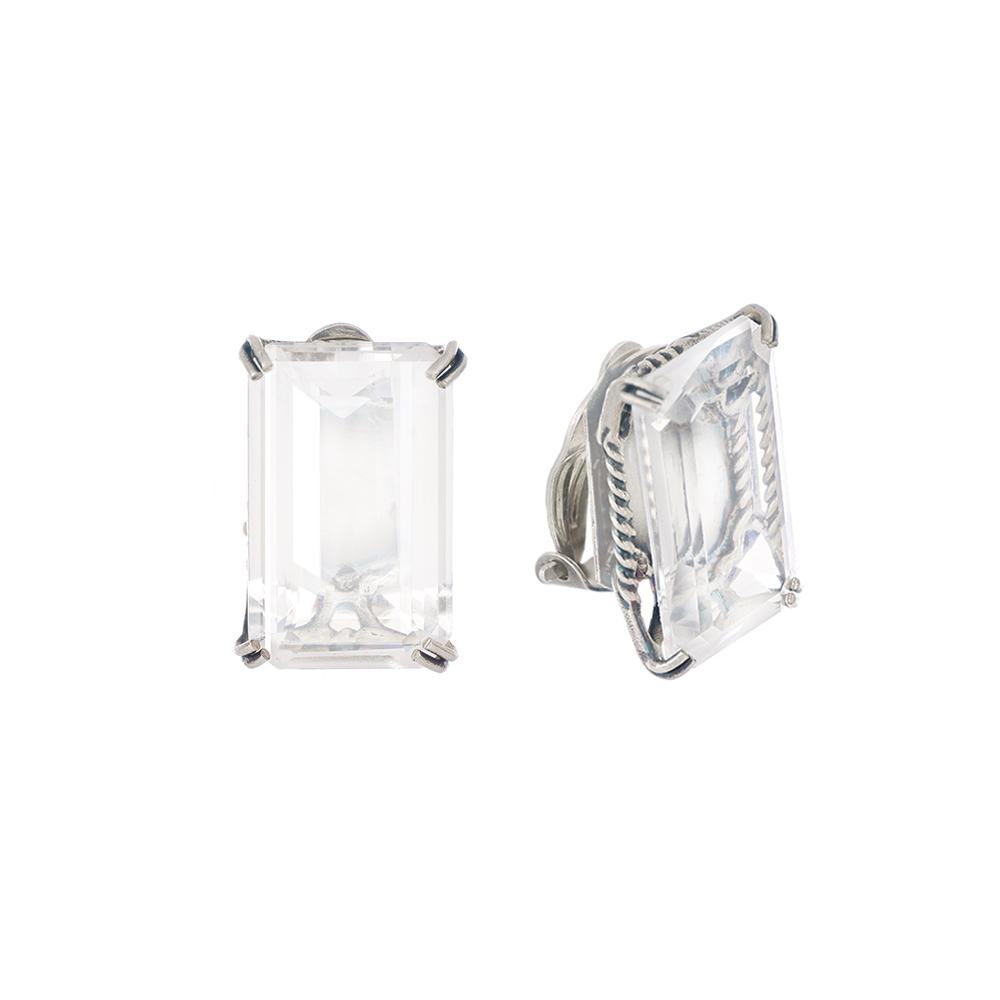 Orecchini clip cristallo di rocca Maman et Sophie ORCRI4CLI - MAMAN ET SOPHIE