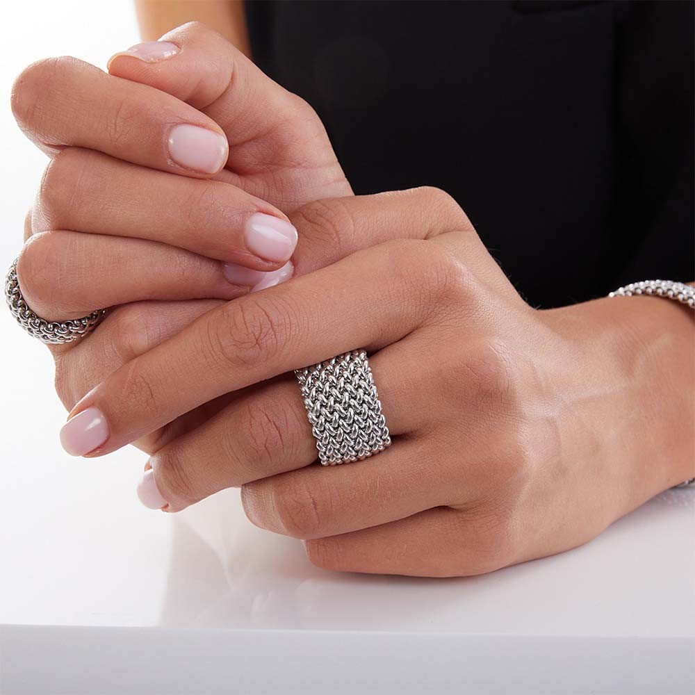 Anello Unoaerre 5895-18 in argento misura 18 - UNOAERRE