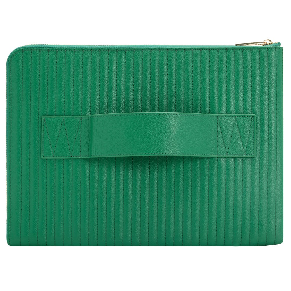  Wolf Laptop Sleeve 13" with Handle - Forest Green - WOLF