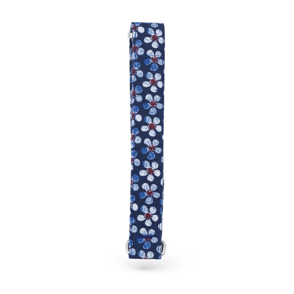  Watch strap 18mm Blue White Flowers - COLONNA