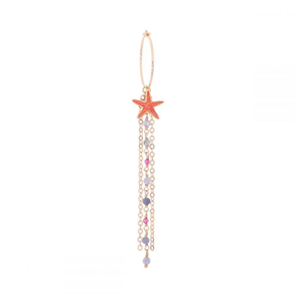 Orecchino Cerchio Stella Marina Maman et Sophie ORMAR2STC - MAMAN ET SOPHIE