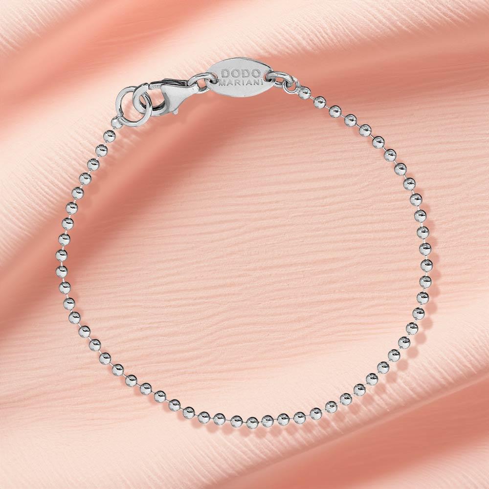  Dodo Mariani silver small dots bracelet 18cm - DODO MARIANI