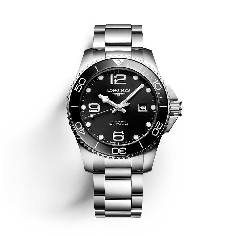 Longines Hydroconquest L3.782.4.56.9 automatic stainless steel 43,00 mm - LONGINES