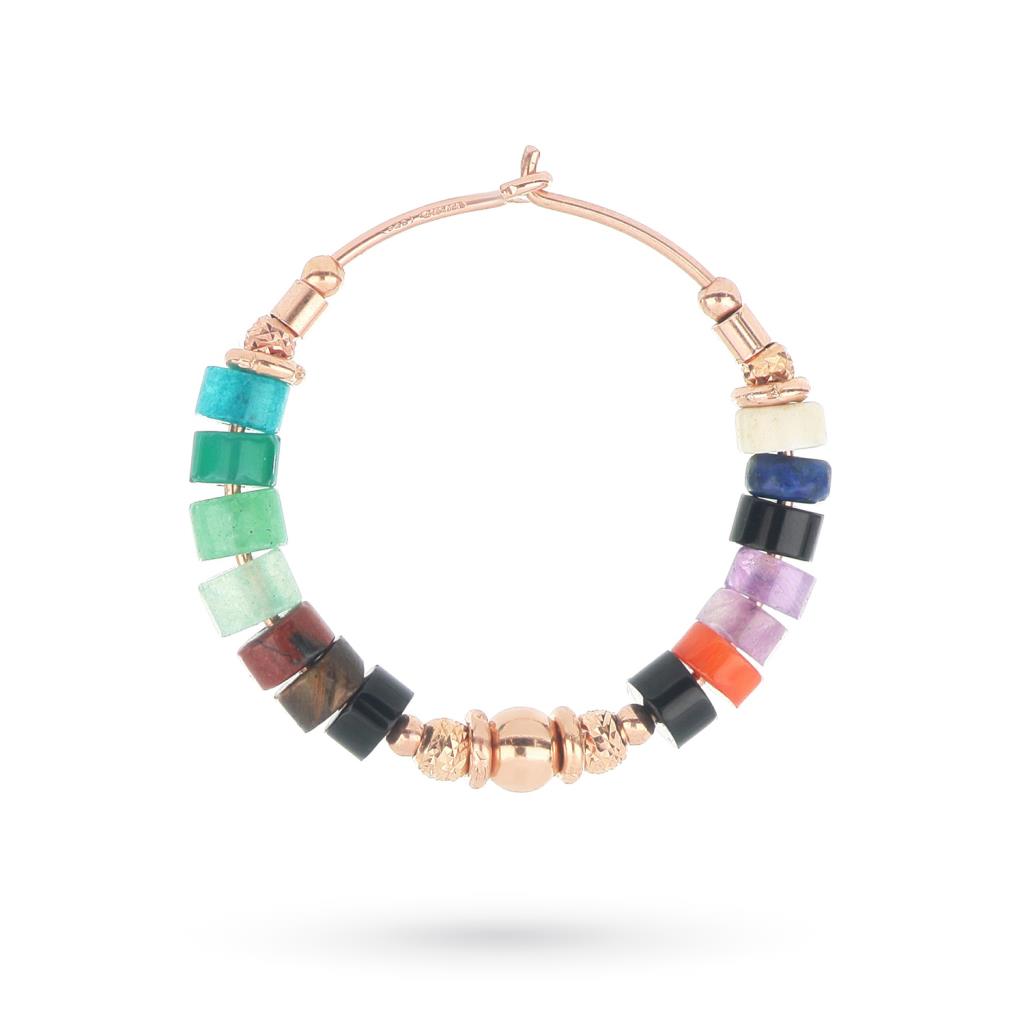 Single earring Maman et Sophie multicolor stones - MAMAN ET SOPHIE