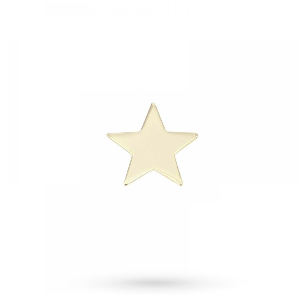 Single small star stud earring in golden silver - MAMAN ET SOPHIE