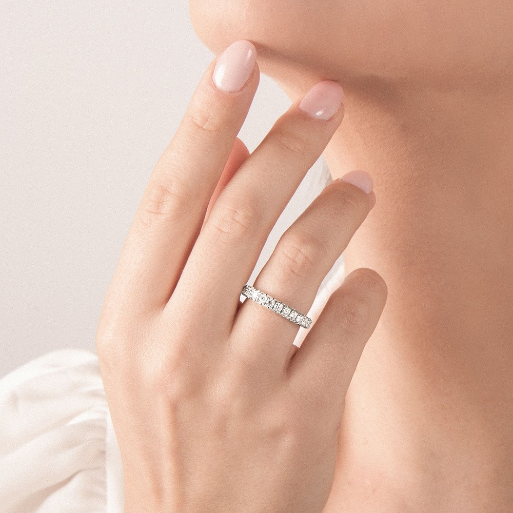  Eternity ring white gold and diamonds ~1,11ct Mirco Visconti - MIRCO VISCONTI