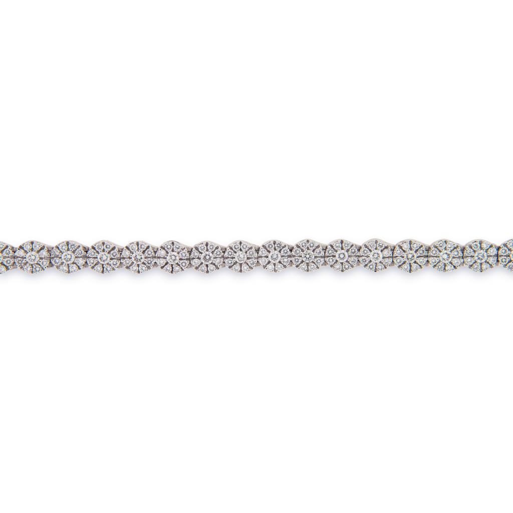  Bracciale tennis diamanti a bottoni multipietra 2,91ct H IF Damiani - DAMIANI