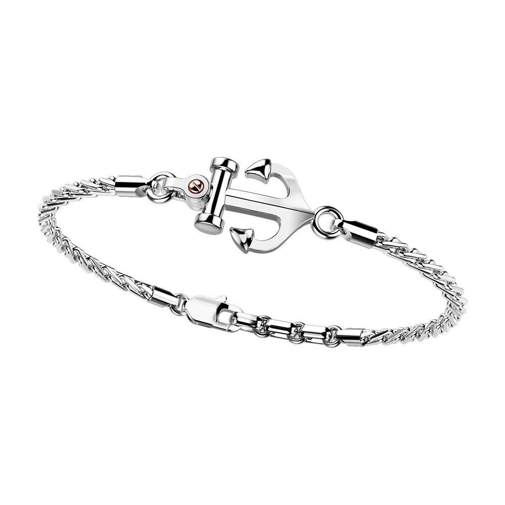 Zancan EXB646-B bracelet with anchor in 925 silver - ZANCAN