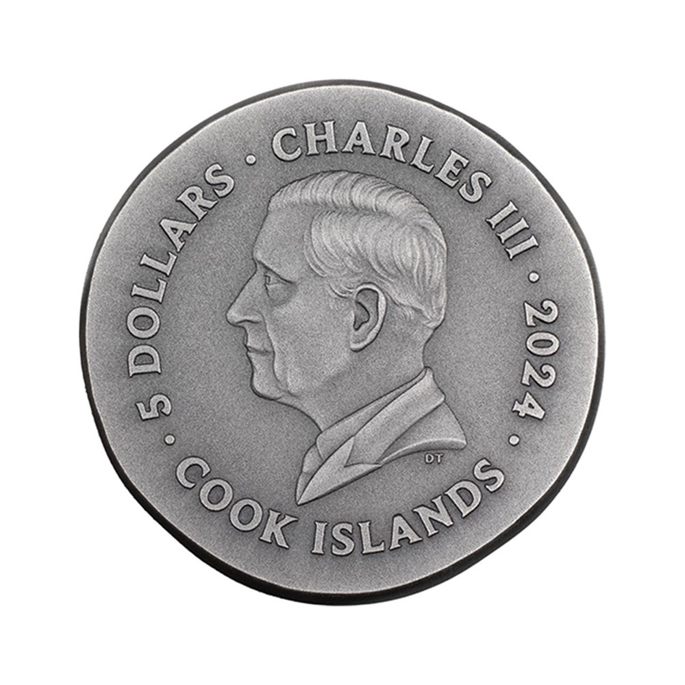 Grifone Numismatic Icons 1 Oz Argento 5$ Cook Islands 2024 - CIT COIN INVEST
