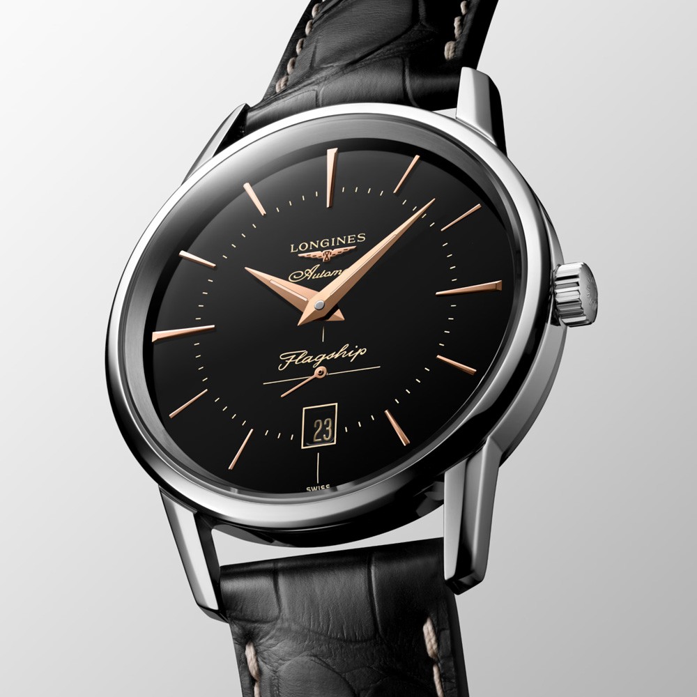  Longines Heritage Classic L4.795.4.58.0 Automatico 38.50&nbsp;mm - LONGINES