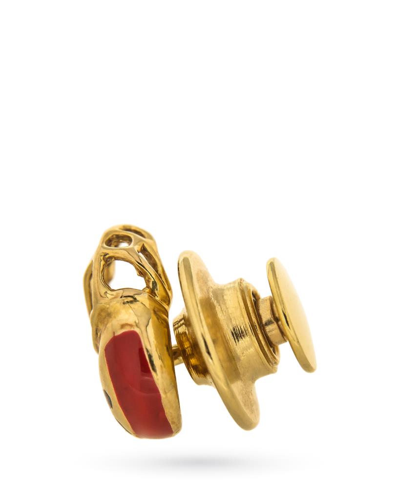 Spilla da rever casco football americano in oro - LUSSO ITALIANO