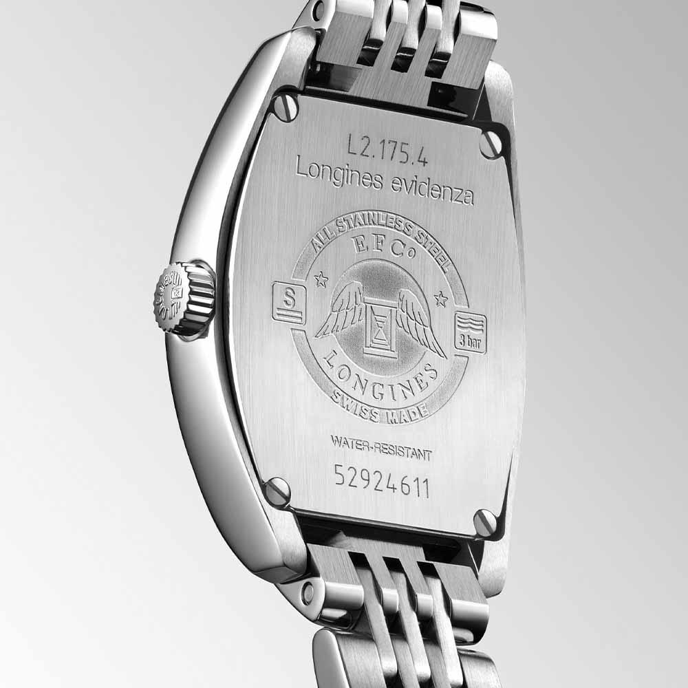  Longines Evidenza L2.175.4.71.6 Al Quarzo 19.60 x 23.30 mm - LONGINES