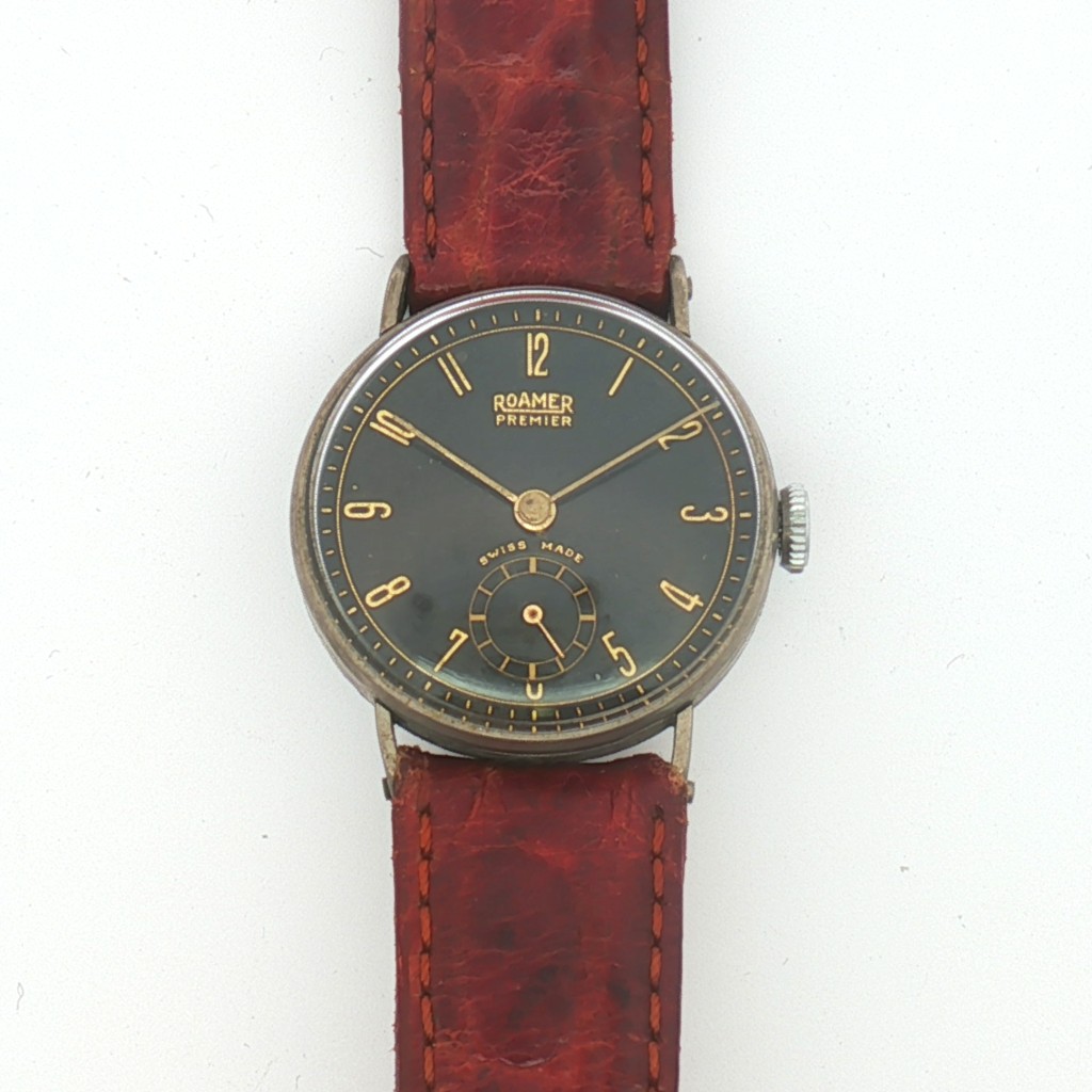 Roamer Premier Acciaio Inossidabile Manuale Nero 32 mm - ROAMER