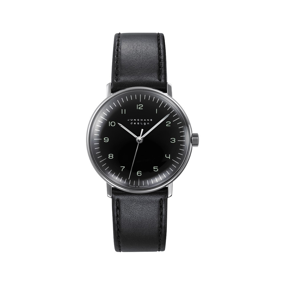 Orologio minimalista di colore nero di Junghans