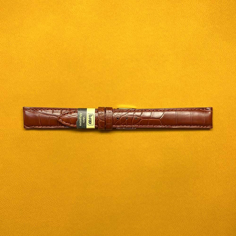 Cinturino alligatore gold semimbottito 16-14mm - BROS