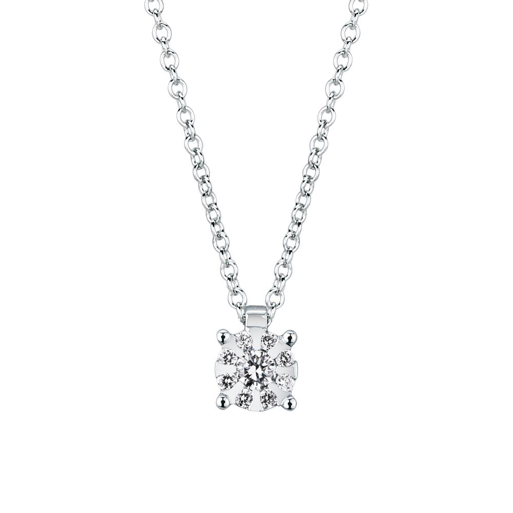  Necklace multistone solitaire diamonds 0,11 ct Mirco Visconti - MIRCO VISCONTI