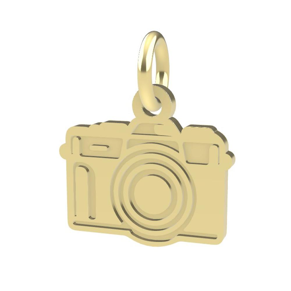 Ciondolo a forma di Macchina foto oro giallo 18kt Dedie - DEDIE