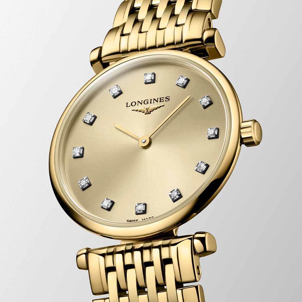  Longines La Grande Classique L4.209.2.37.8 Al Quarzo 24 mm - LONGINES