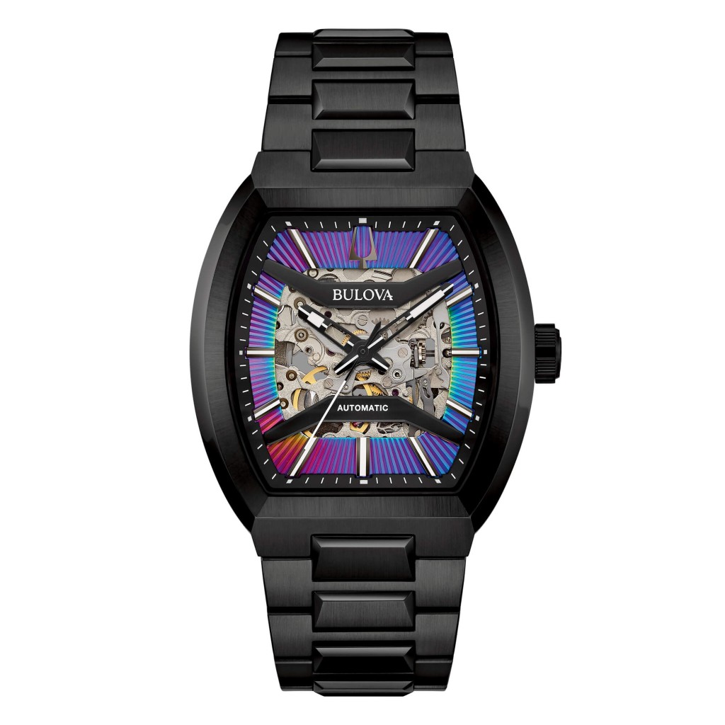 Bulova Maquina 2025 orologio Nero bracciale Acciaio