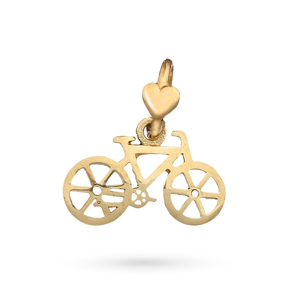 Dodo Mariani bicycle pendant in 9kt yellow gold - DODO MARIANI