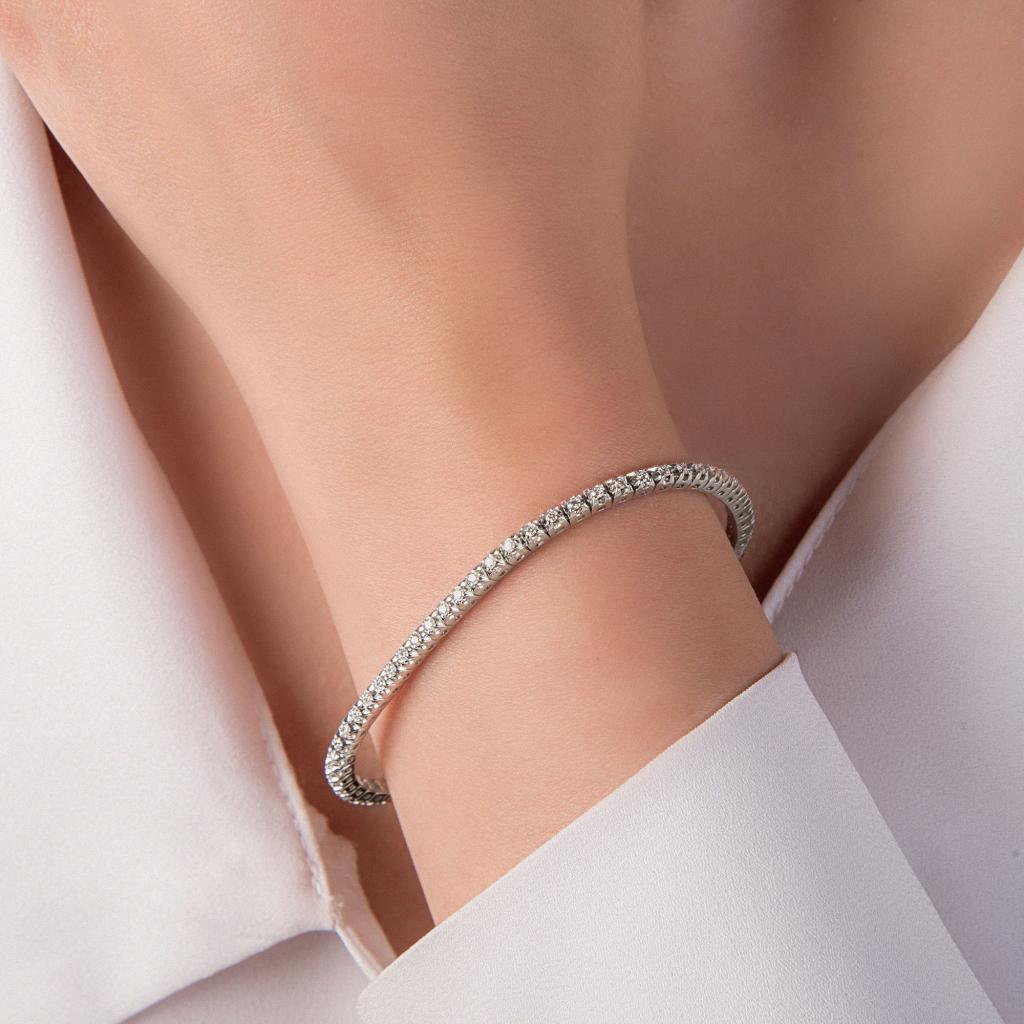  White gold diamond tennis bracelet 1,06ct G VS Mirco Visconti - MIRCO VISCONTI