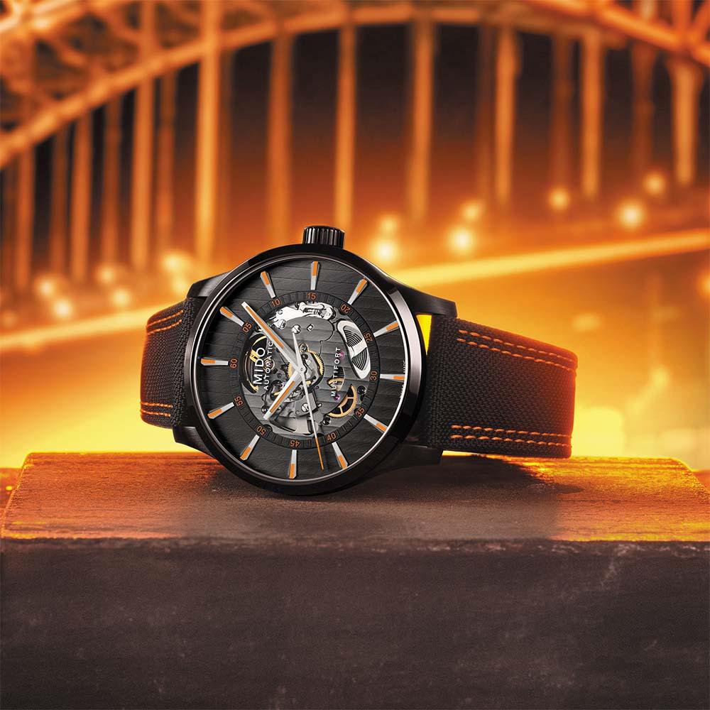  Mido Multifort Skeleton Vertigo M038.436.37.051.00 - MIDO