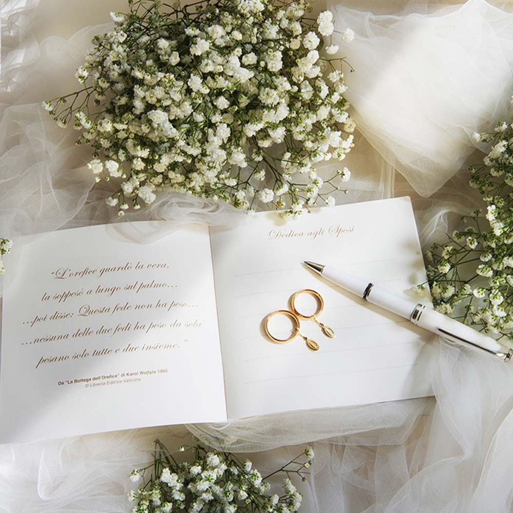  Wedding Box ring pillow and anniversary album Unoaerre - UNOAERRE