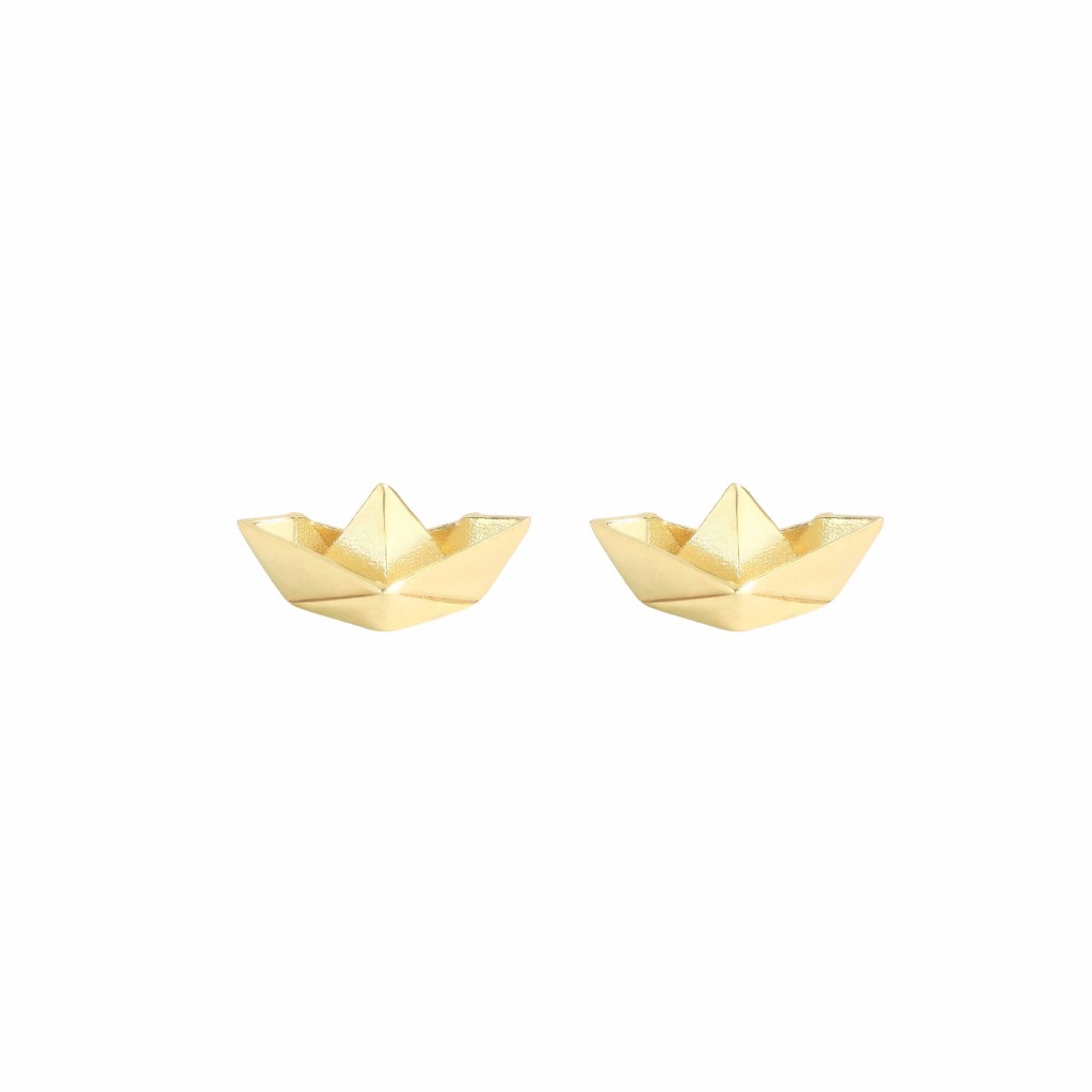 Maman et Sophie ORVIA4BA Travel Earrings in Gold-Plated 925 Silver - MAMAN ET SOPHIE
