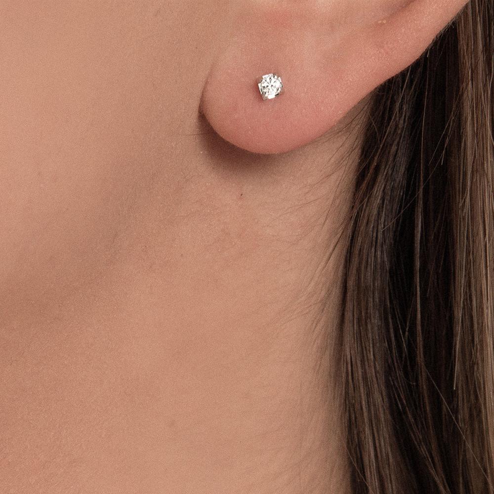  Orecchini diamante solitario 4 griff 0,11ct Mirco Visconti - MIRCO VISCONTI