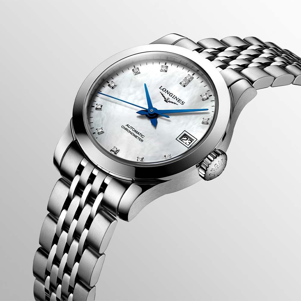  Longines Record L2.320.4.87.6 Automatico 26 mm - LONGINES