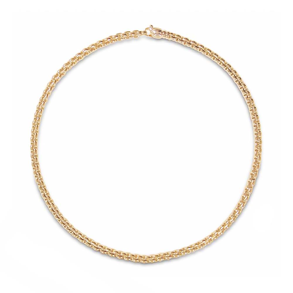 FOPE Serenissima cardano yellow gold necklace 43cm - FOPE