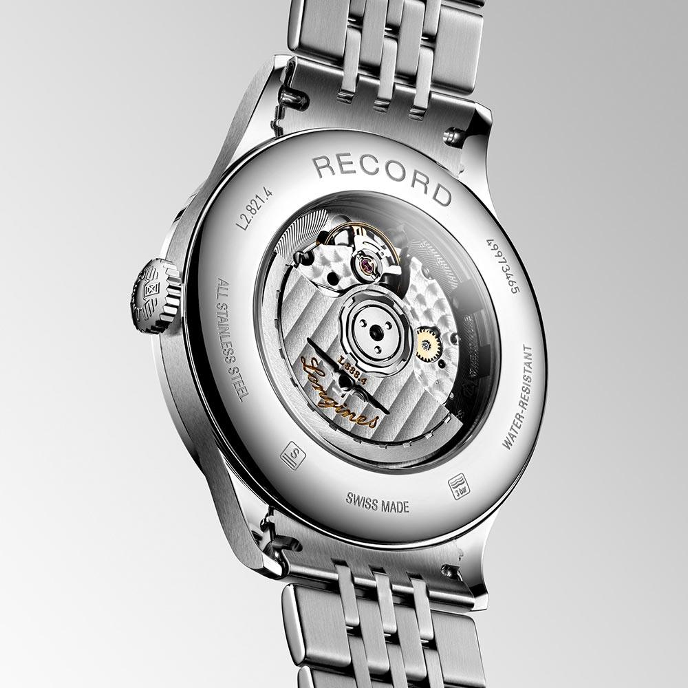  Longines Record L2.821.4.72.6 Automatico 40 mm - LONGINES