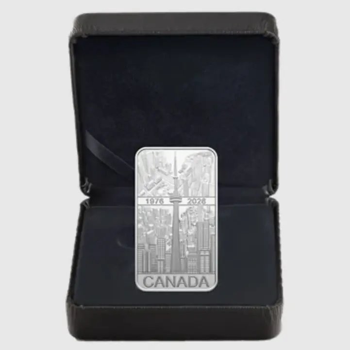  50th Anniversary of CN Tower Silver Coin - ROYAL CANADIAN MINT