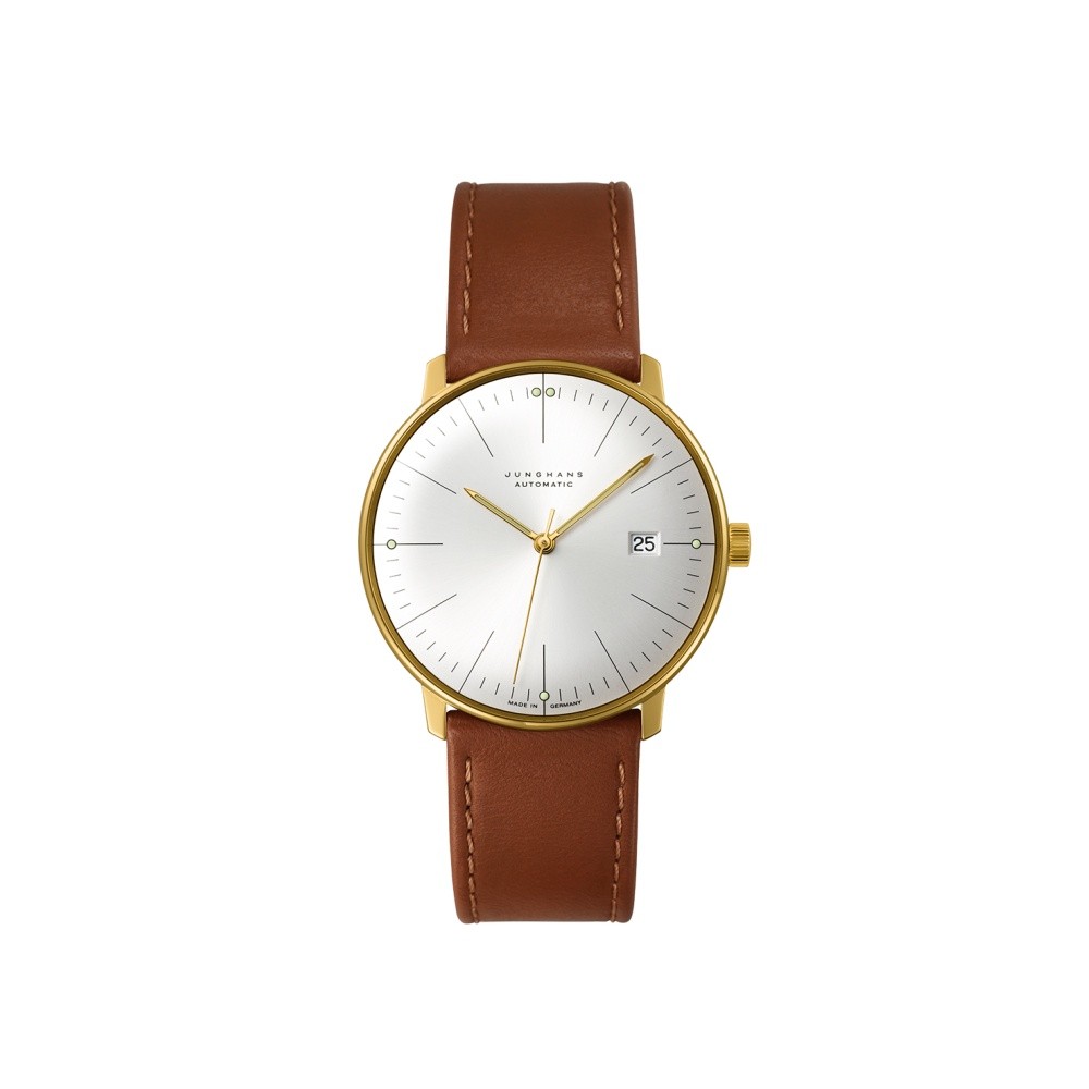 Junghans max bill Automatic 27-7002.02 Argento-PVD Giallo 38,0 mm - JUNGHANS