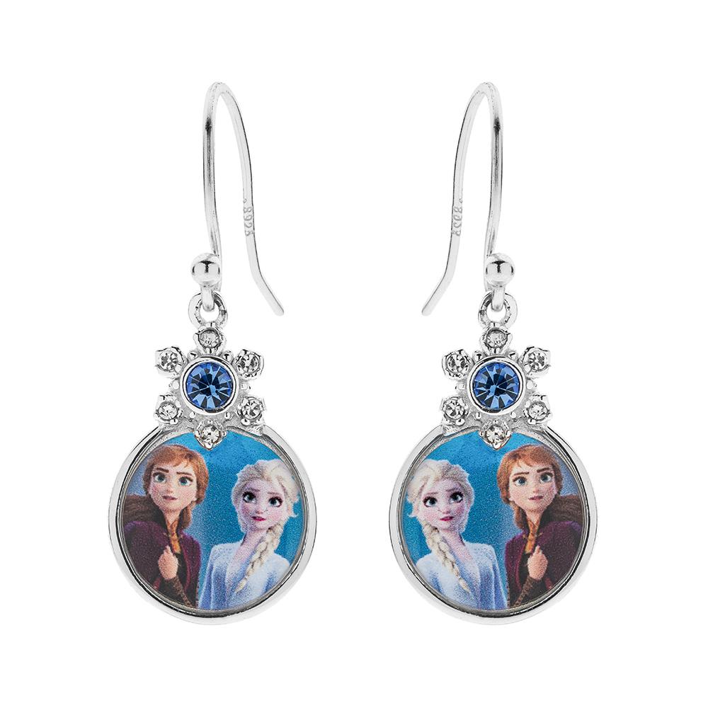 Orecchini bambina Disney Frozen Argento 925 Zircone colorato - DISNEY