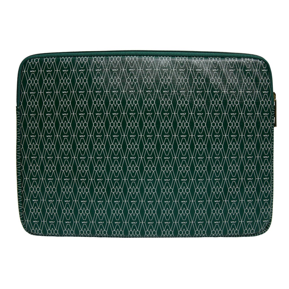  Wolf Laptop Zip Case - Green - WOLF