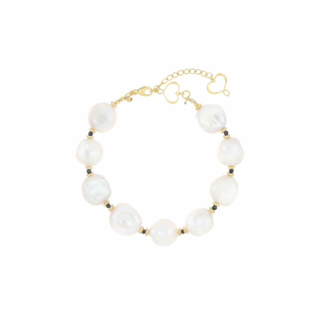 Natural Pearl &amp; Spinel Bracelet Maman et Sophie - MAMAN ET SOPHIE
