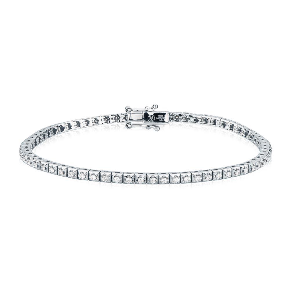  White gold diamond tennis bracelet 0,74ct G VS Mirco Visconti - MIRCO VISCONTI