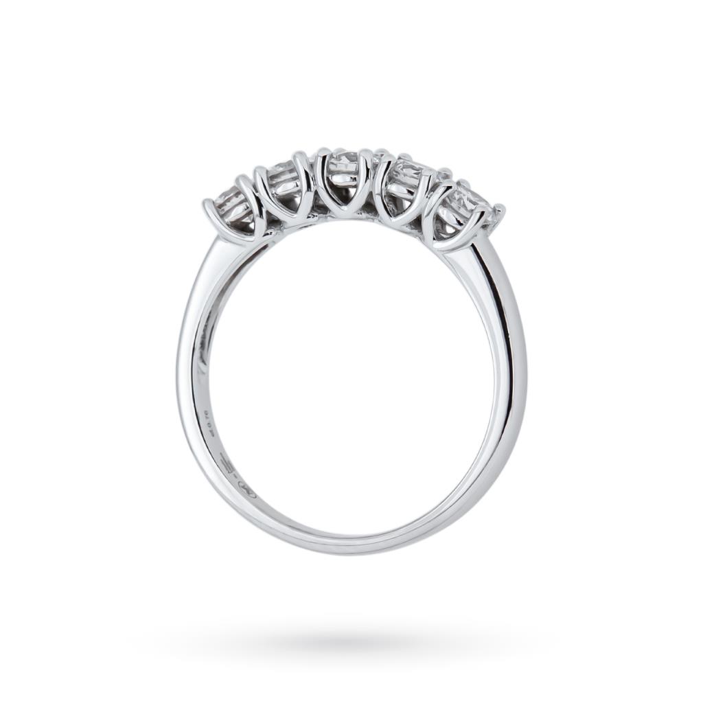  White gold riviera ring 5 diamonds ~0,76ct Mirco Visconti - MIRCO VISCONTI