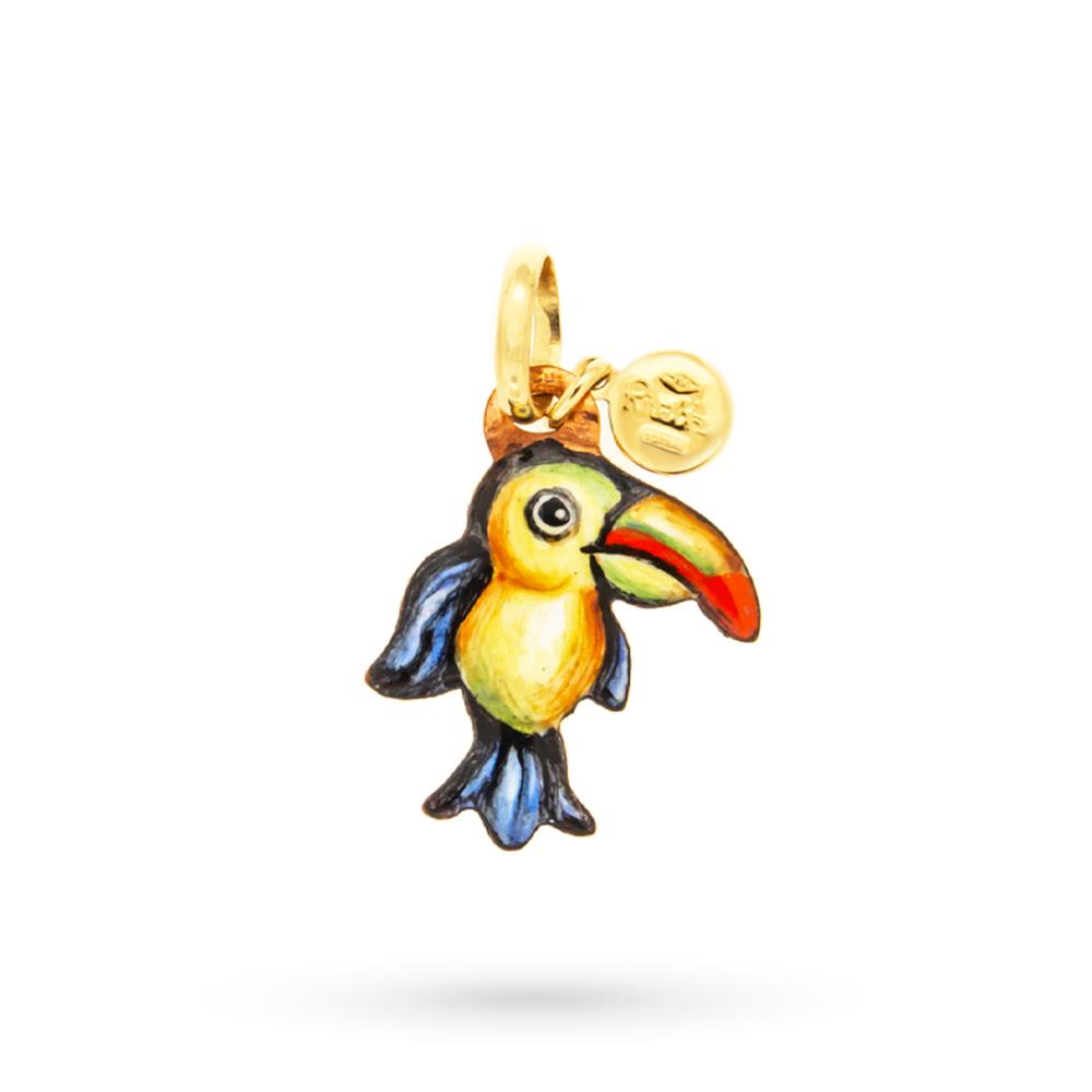 Ciondolo Gabriella Rivalta Tucano rame oro - GABRIELLA RIVALTA