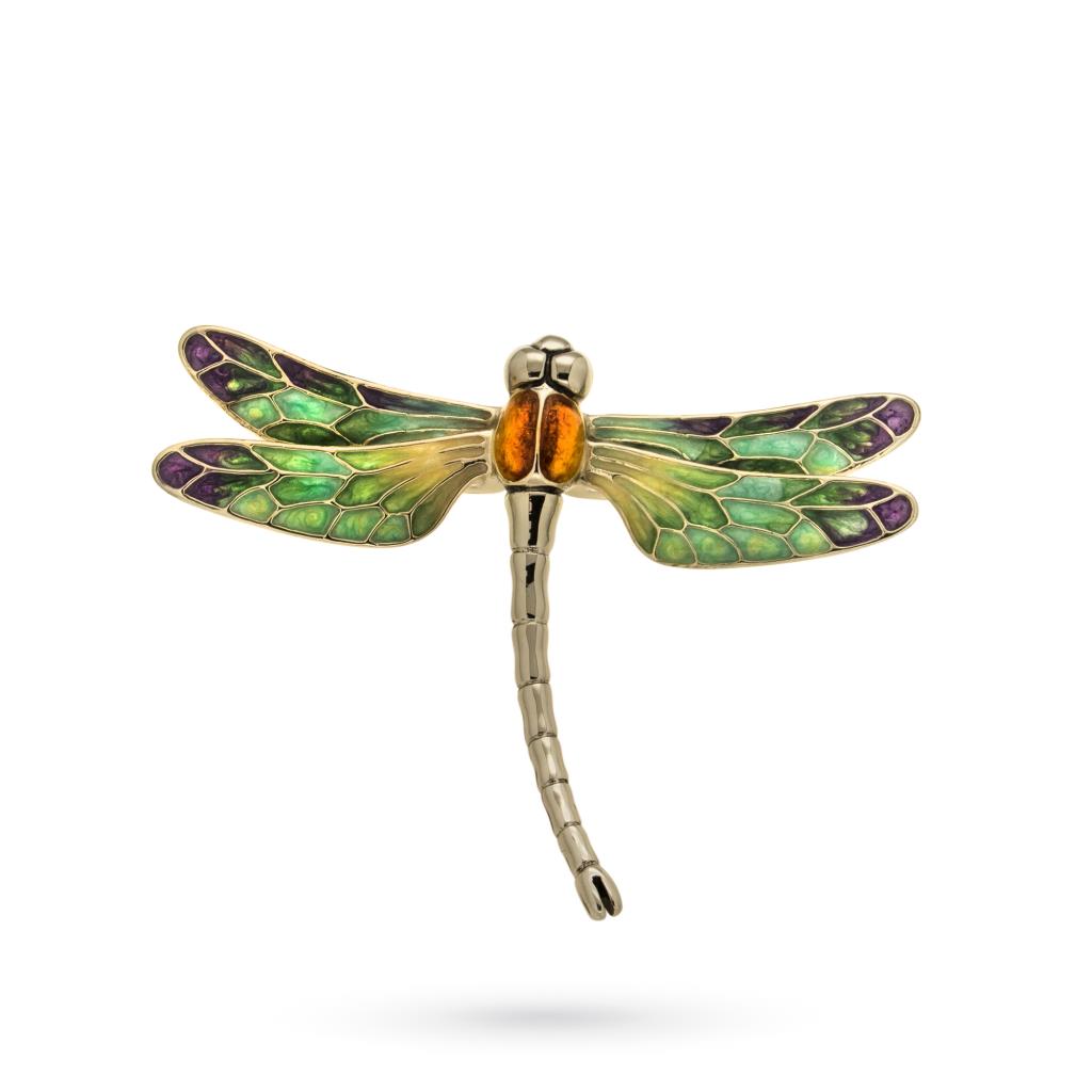 Libellula media smaltata Soprammobile Moderno Medio ST228-2 - SATURNO