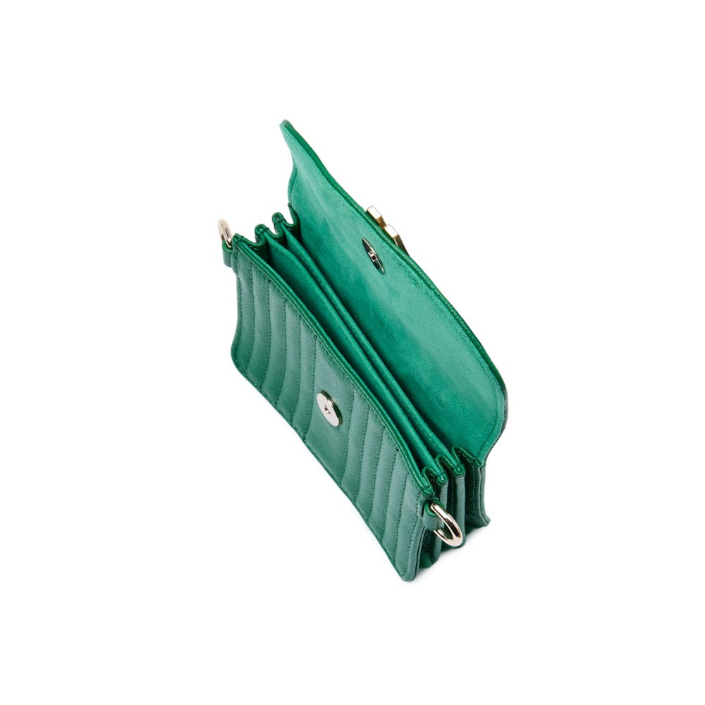  Mini borsa con cinturino da polso e cordino - Foresta - WOLF