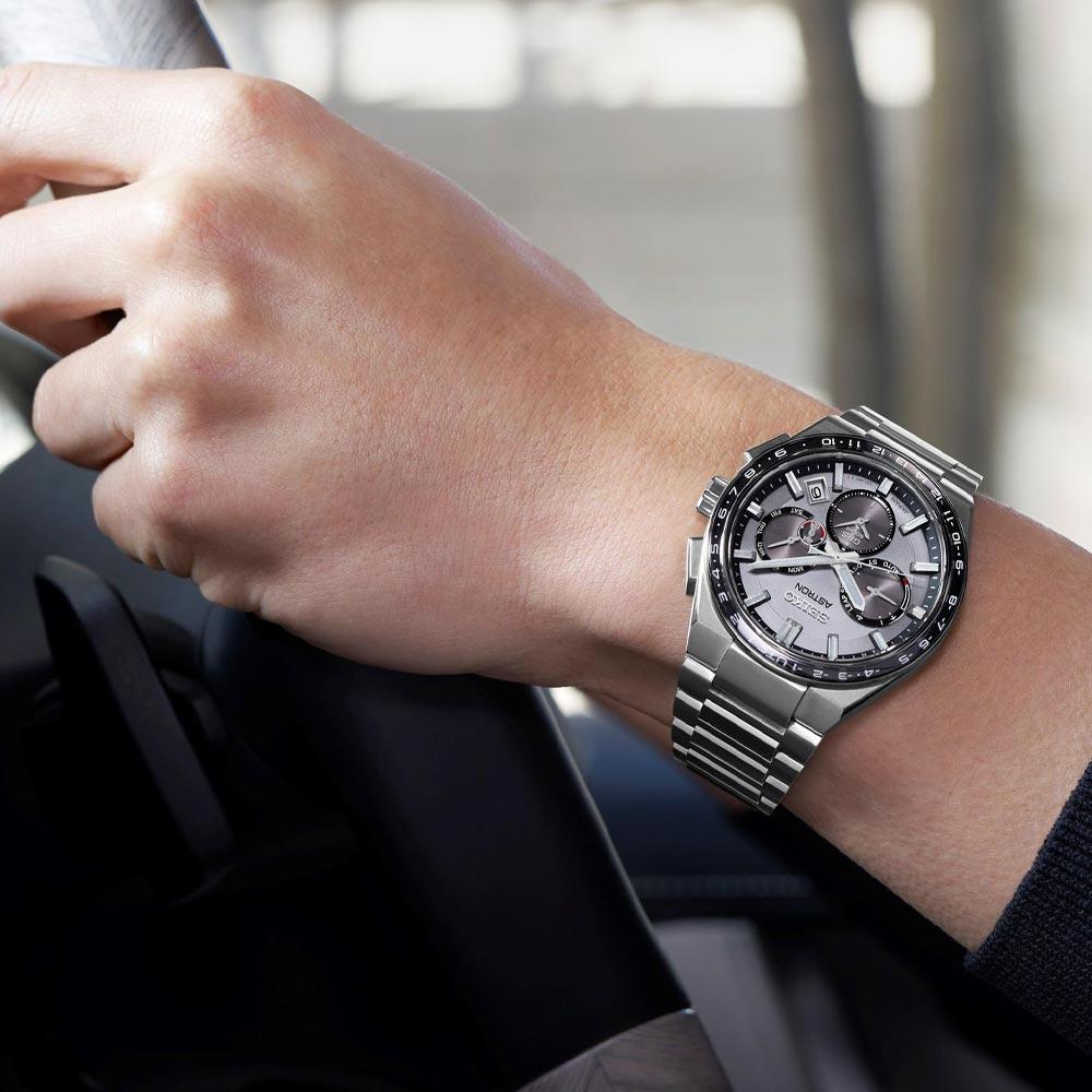  Seiko Astron SSH107J1 GPS Solar DuAl Time 42,7 mm - SEIKO